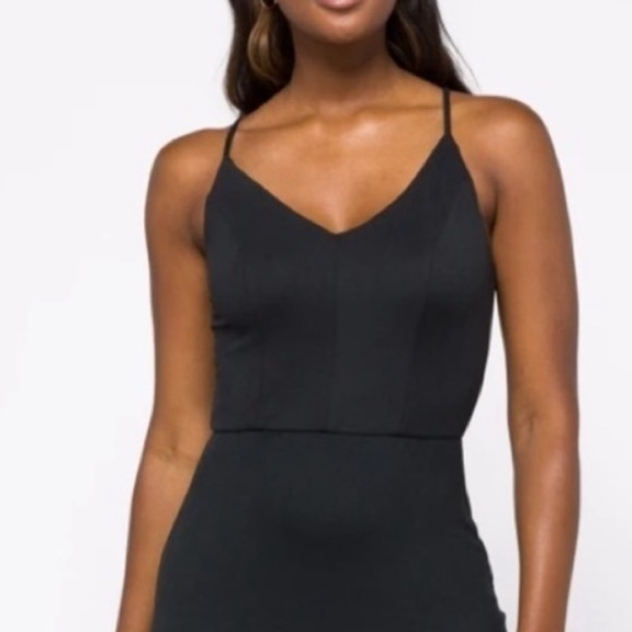 NWT Market & Spruce Alisha Knit Strappy Back
Maxi Dress in Black - Picture 6 of 13